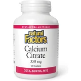 Natural Factors Calcium Citrate 350mg 90 Tablets
