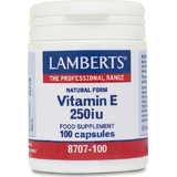 Lamberts Vitamin E Vitamin for Skin & Antioxidant Action 250iu 168mg 100 caps