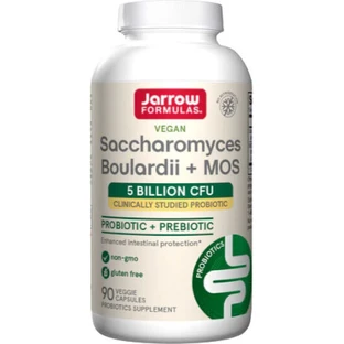 Jarrow Formulas Saccharomyces Boulardii Plus MOS Probiótico 5 trillones CFU