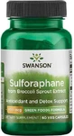 Swanson Sulforaphane from broccoli sprouts extract 60 veget capsules