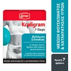 Lanes Kcaligram 7 Días Silueta Mejorar Adelgazamiento Reducir la hinchazón y la retención de líquidos Suplemento adelgazante 14 comprimidos 14 cápsulas