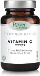 Power Of Nature Platinum Range Vitamin C Vitamin C Citrus Bioflavonoids Rosehip Rosehip Fruit for Immune System Strengthening, Skin &amp; Antioxidant Action 1000mg 30 Tablets
