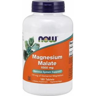 Now Foods Magnesium Malate 1000mg 180 Tablets