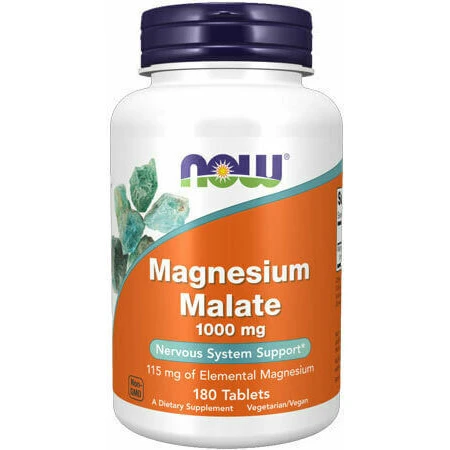 Now Foods Magnesium Malate 1000mg 180 Tablets