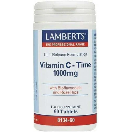 Lamberts Vitamine C Tijdvitamine voor immuunsysteem, huid en antioxidant 1000mg 60 tabletten