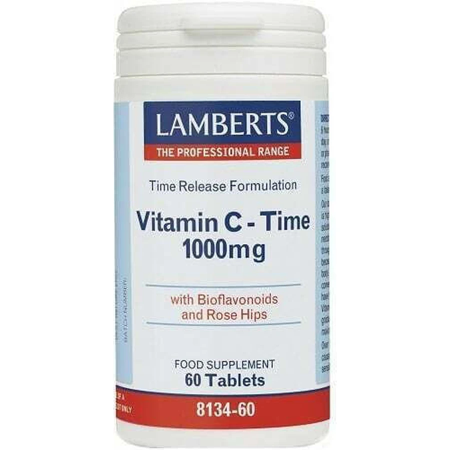 Lamberts Vitamine C Tijdvitamine voor immuunsysteem, huid en antioxidant 1000mg 60 tabletten