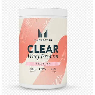 Myprotein Clear Whey Protein mit Geschmacksrichtung Pfirsich Tee 244gr