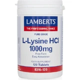 Lamberts L-Lysine HCL 1000mg 120 Tablets