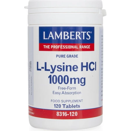 Lamberts L-Lysine HCL 1000mg 120 Tabletten
