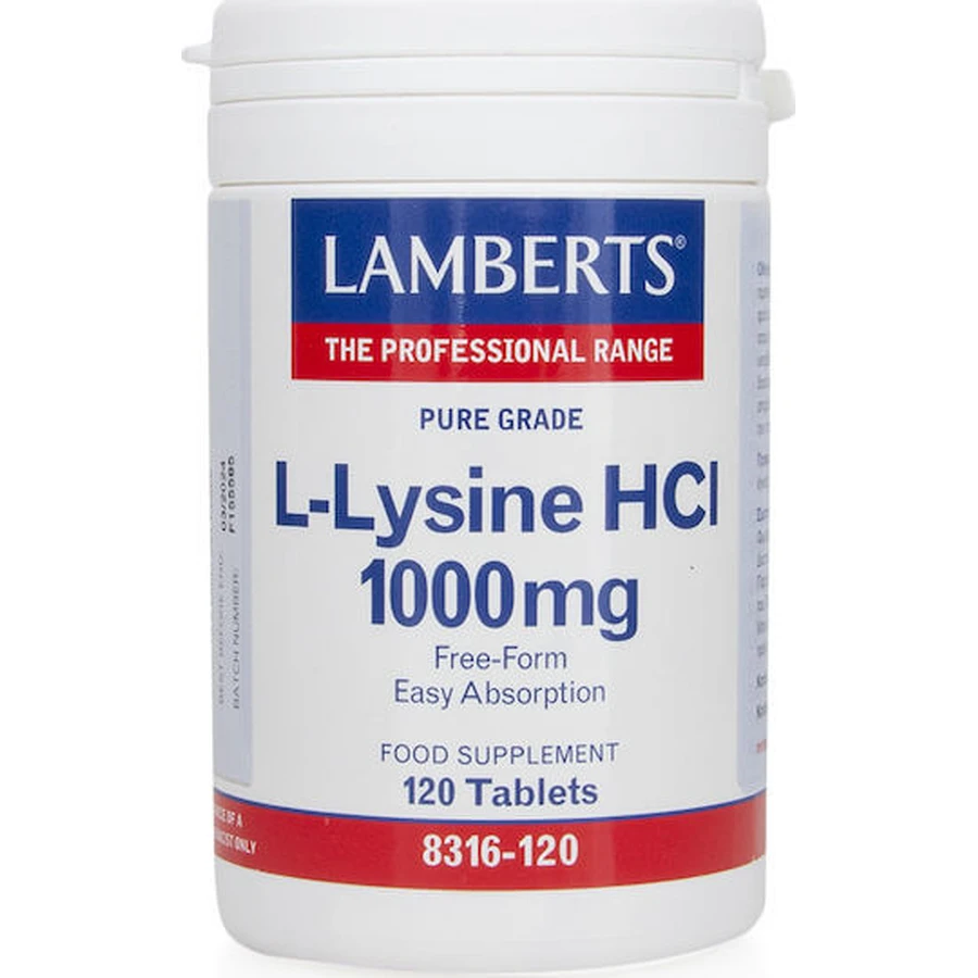 Lamberts L-Lysine HCL 1000mg 120 Tabletten