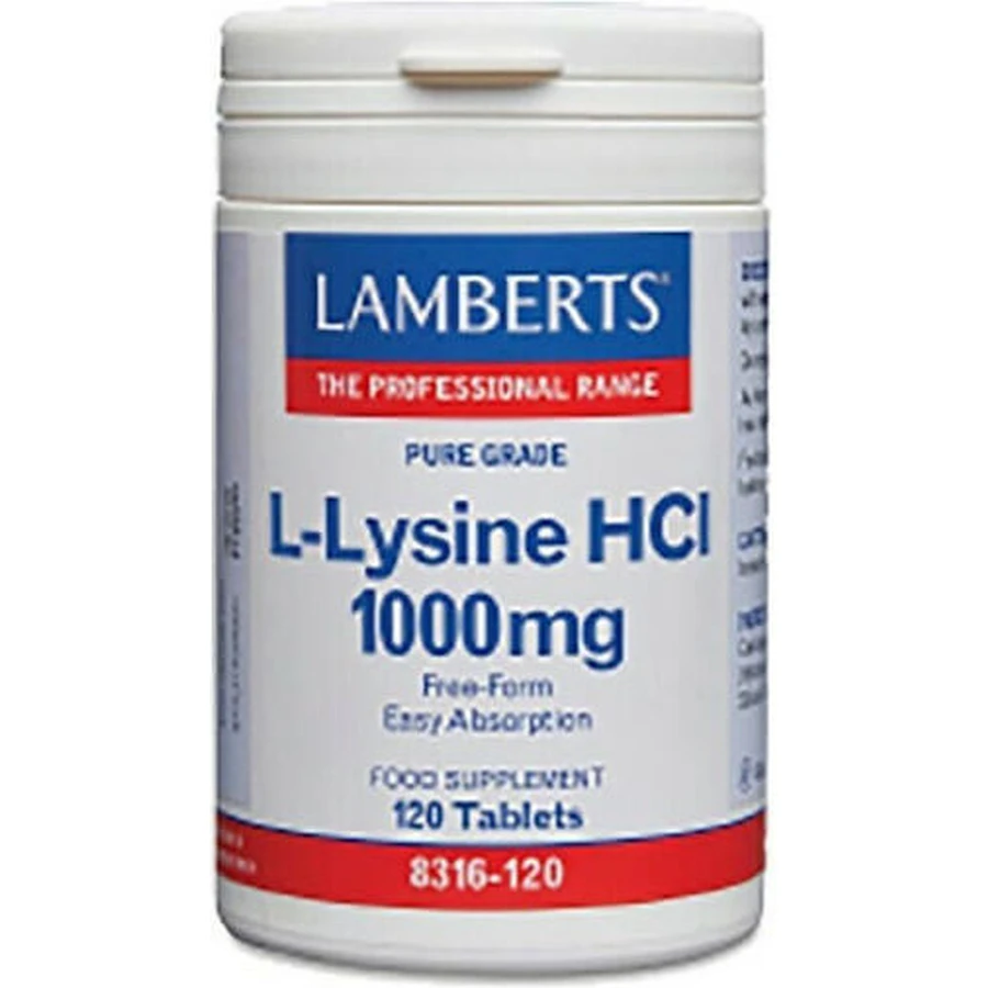 Lamberts L-Lysine HCL 1000mg 120 Tabletten