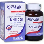 Health Aid Krill Life Two A Day Krill Oil Geschikt voor Kinderen 60 caps Niet-gearomatiseerd