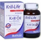 Health Aid Krill Life Two A Day Krill Oil Geschikt voor Kinderen 60 caps Niet-gearomatiseerd