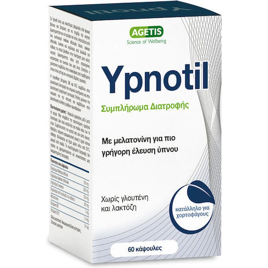 Agetis Ypnotil Schlaf Ergänzung 60 Kapseln