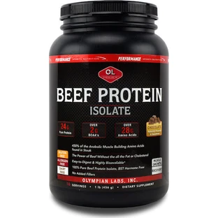 Olympian Labs Aislado de Carne con Sabor a Chocolate 454gr