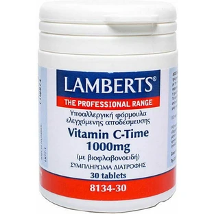 Lamberts Vitamin C Time Vitamin for Immune Support, Skin & Antioxidant Action 1000mg 30 Tablets