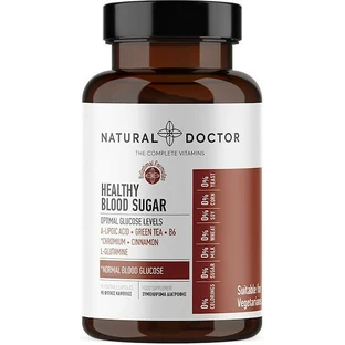 Natural Doctor Healthy Blood Sugar Special Dieetsupplement 90 plantaardige capsules