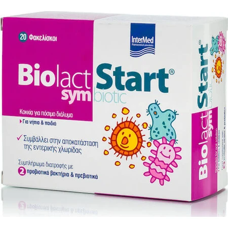 InterMed Biolact Start Symbiotic Probiotic voor kinderen en baby's 20 sachets