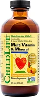 ChildLife Essentials Multi Vitamin & Mineral Multivitamin Multivitamin for Energy, Immune Support & Hair 14.7mg Orange Mango 237ml