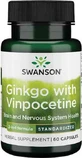 Swanson Ginkgo with Vinpocetine Standardized 60 caps