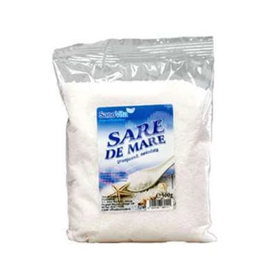 Noniodized coarse sea salt, 500 g, Sanovita