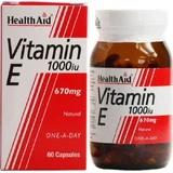 Health Aid Vitamin E Vitamin for Skin & Antioxidant Action 1000iu 670mg 30 x 1 capsules