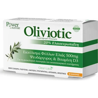 Power Of Nature Oliviotic 500mg 40 caps