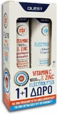 Quest Quest Quest Vitamin C 1000mg & Zinc + Electrolytes Multivitamin Vitamin C 1000mg & Zinc + Electrolytes for Immune System Strengthening