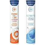 Quest Quest Vitamina C 1000mg & Zinc + Electrolitos Multivitamínico Vitamina C 1000mg & Zinc + Electrolitos para reforzar el sistema inmunitario