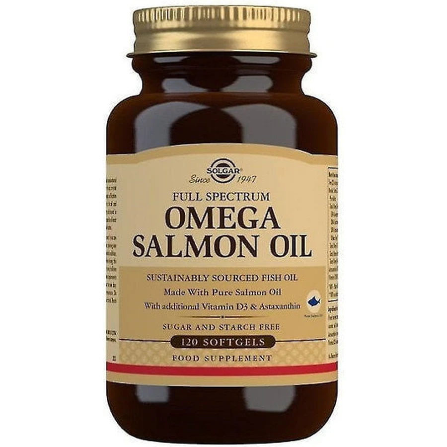 Solgar Omega de Espectro Completo Silvestre de Alaska 120 cápsulas blandas sin sabor