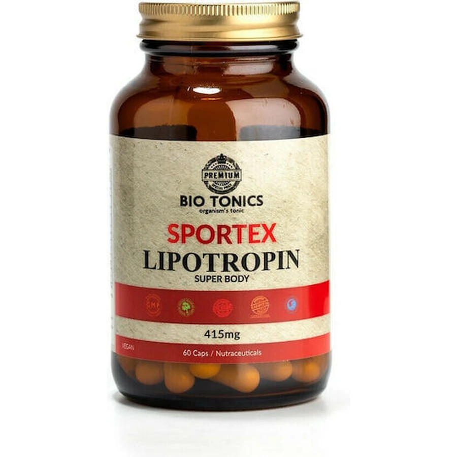 Bio Tonics Sportex Lipotropin 415mg Weight Loss Supplement 60 veget capsules