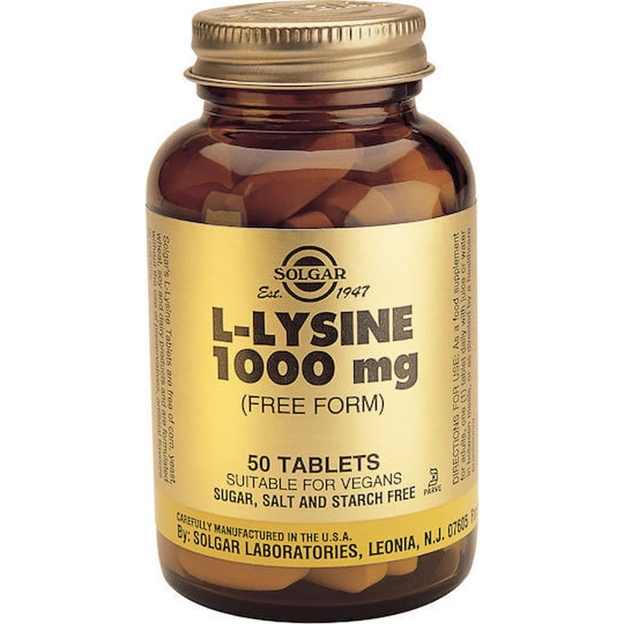 Solgar L-Lysin 50 Tabletten, nicht aromatisiert