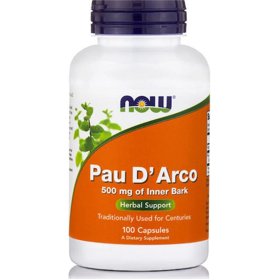 Now Foods Pau D' Arco 500mg 100 veget capsules