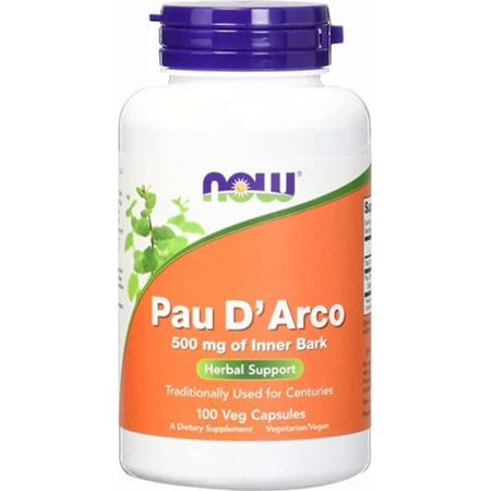 Now Foods Pau D' Arco 500mg 100 veget capsules