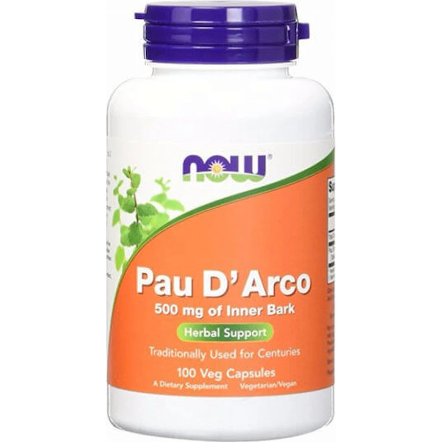 Now Foods Pau D' Arco 500mg 100 veget capsules