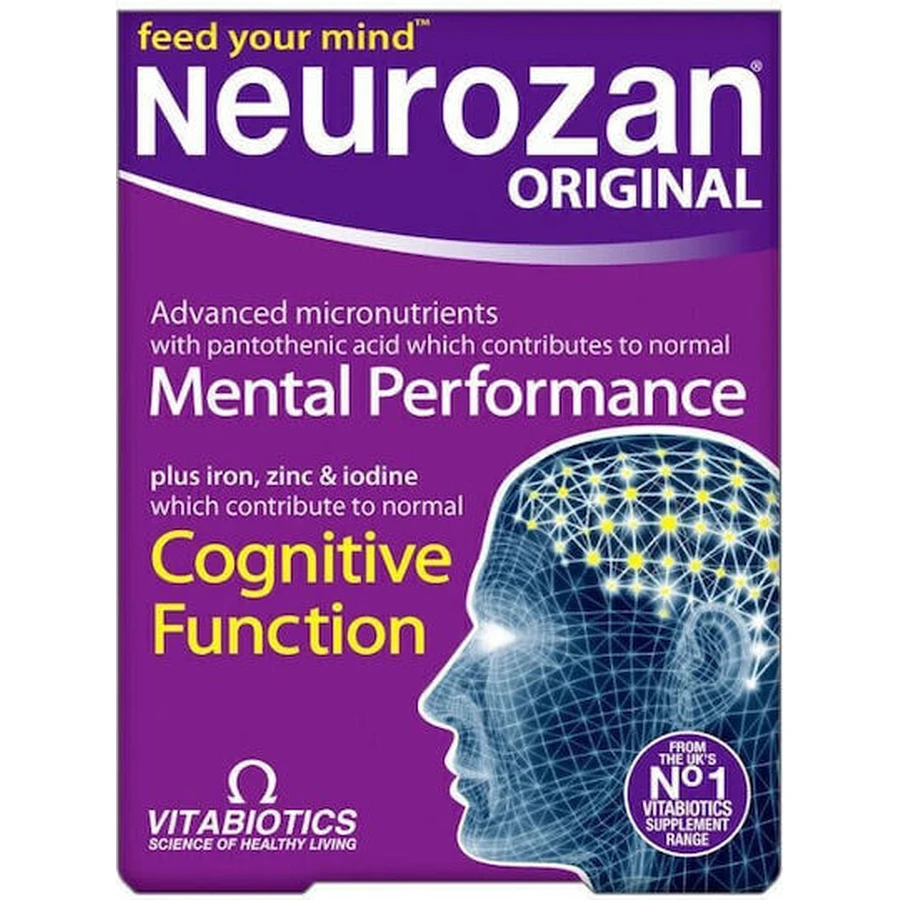 Vitabiotics Neurozan Original Over 25 Nutrients Memory Supplement 30 tabs