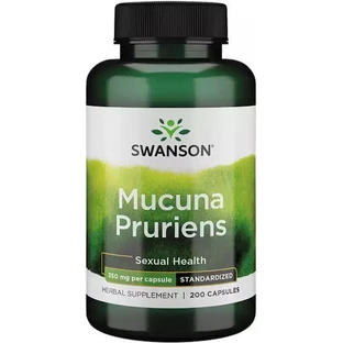 Swanson Mucuna Pruriens 350mg Libido & Testosterone Boosting Supplement 200 caps