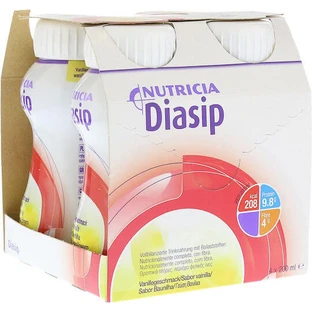 Nutricia Diasip Spezial-Nahrungsergänzungsmittel 4 x 50ml Vanille