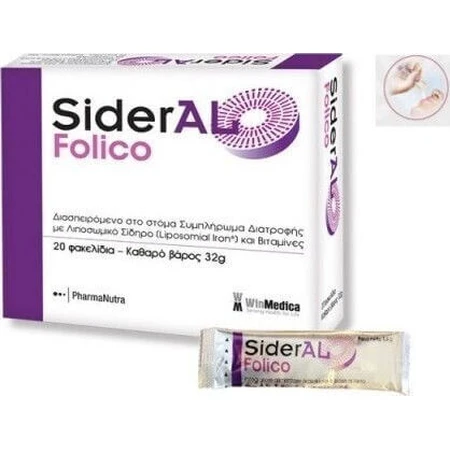 SiderAl Folico 20 zakjes, Winmedica 
