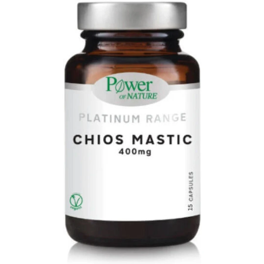 Power Of Nature Platinum Range Chios Chewing Chew 400mg 15 caps
