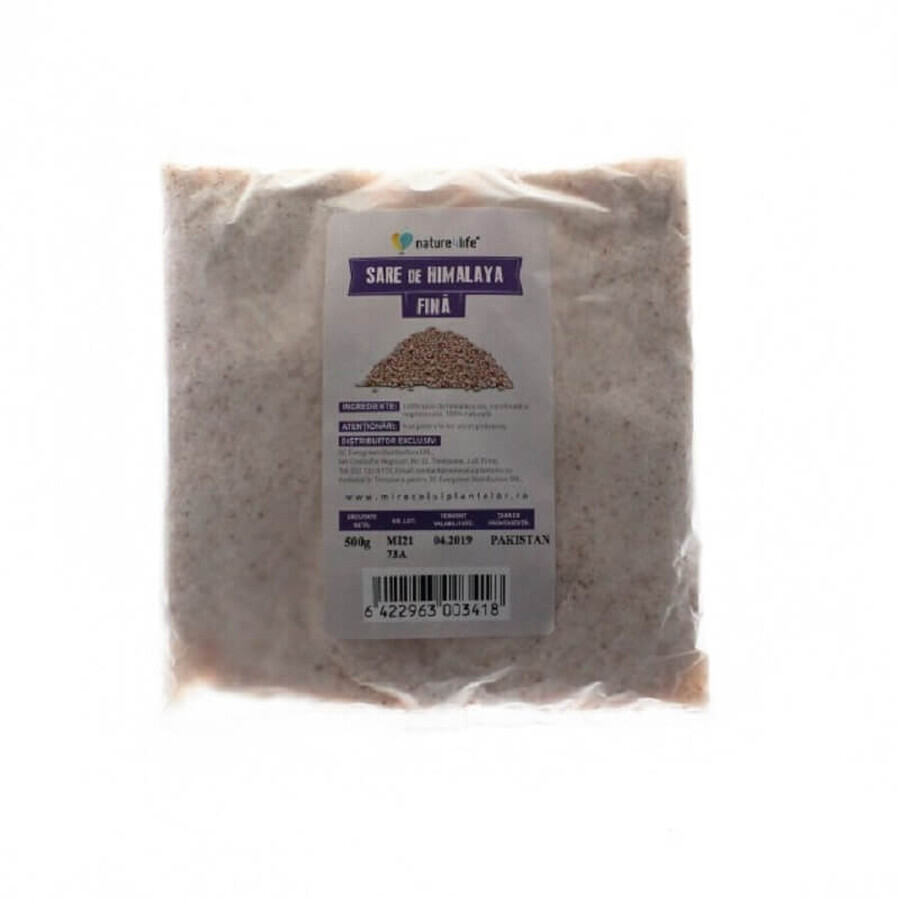 Buy Fine Himalayan pink salt, 500 gr, Nature 4 Life Fine Himalayan pink salt, 500 gr, Nature 4 Life
