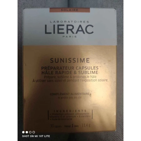 Lierac Sunissime Tan Prep. Food Supplement with Vitamin E and Selenium 30 Capsules