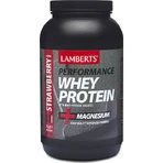 Lamberts Performance Whey Protein & Magnesium Whey Protein mit Erdbeergeschmack 1kg