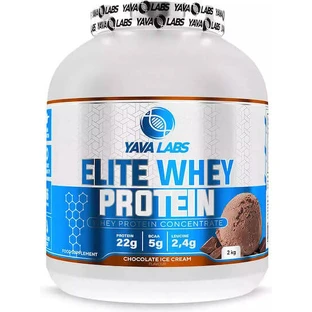 Yava Labs Elite Whey Protein Wei-eiwit met smaak Chocolade-ijs 2kg