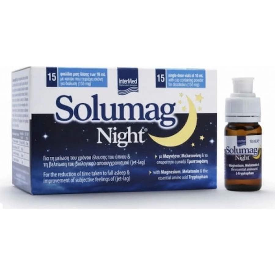 InterMed Solumag Suplemento Sueño Nocturno 15 x 10ml Naranja