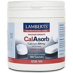 Lamberts CalAsorb Maximaal Sterk Calcium (als Citraat) Plus Vitamine D3 800mg 180 Tabletten
