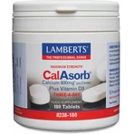Lamberts CalAsorb Maximaal Sterk Calcium (als Citraat) Plus Vitamine D3 800mg 180 Tabletten