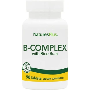 Nature's Plus Energy Support B-complex met rijstzemelen vitamine voor energie, immuunsysteem en versterking van het zenuwstelsel 90 tabletten