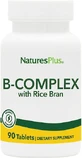 Nature's Plus Energy Support B-complex with Rice Bran Vitamin for Energy, Immune & Nervous System Strengthening 90 Tablets