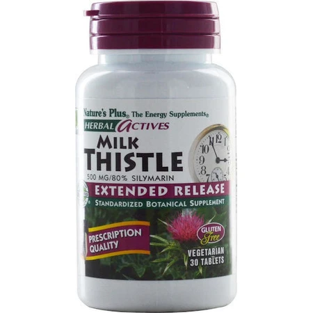 Nature's Plus Herbal Actives Cardo mariano de liberación prolongada 30 comprimidos